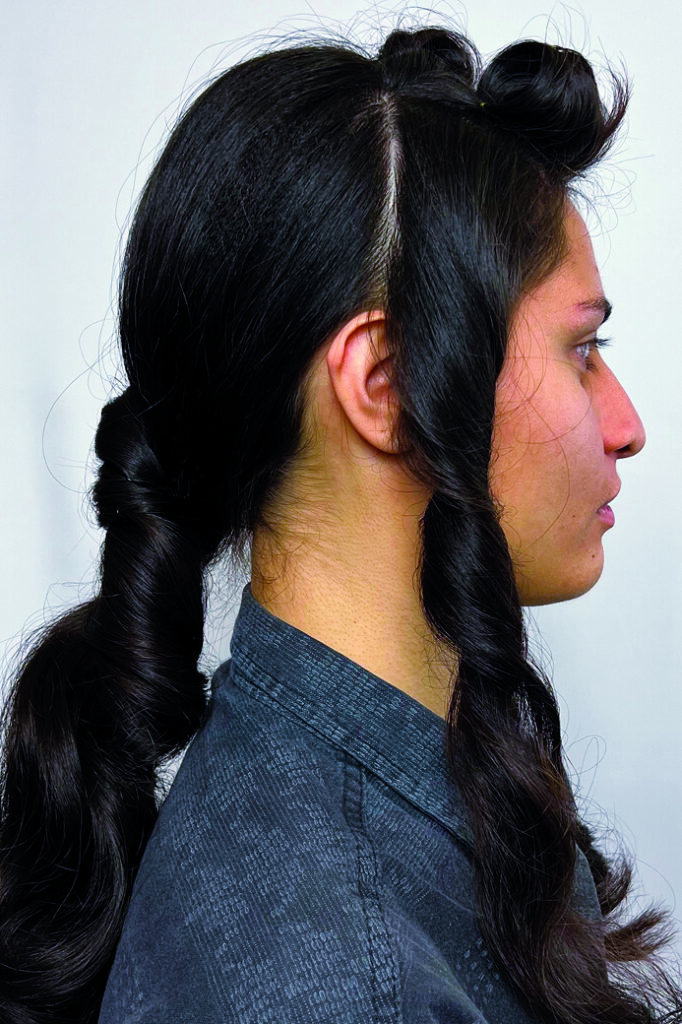 chignon tressé