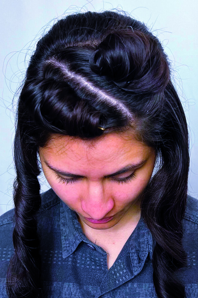 chignon tressé