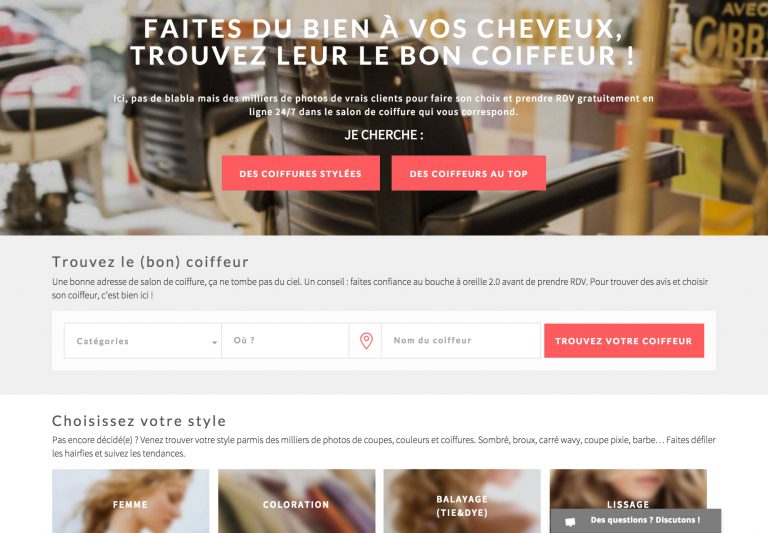 Hairfie, pour être connectés avec ses clients