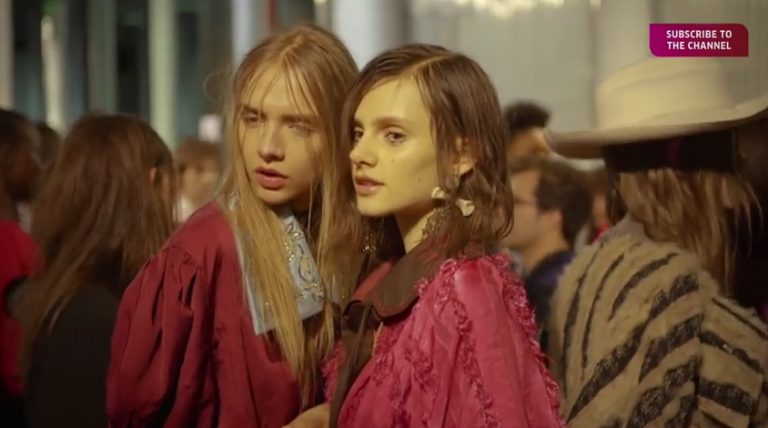 Alerte vidéo ! Effets floutés pour le défilé Vivienne Westwood par Wella Professionals