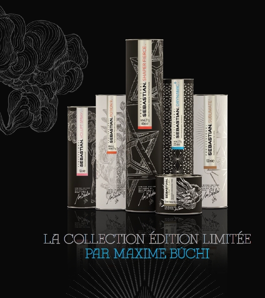Sebastian Professional lance une édition collector de coffrets avec Maxime Büchi