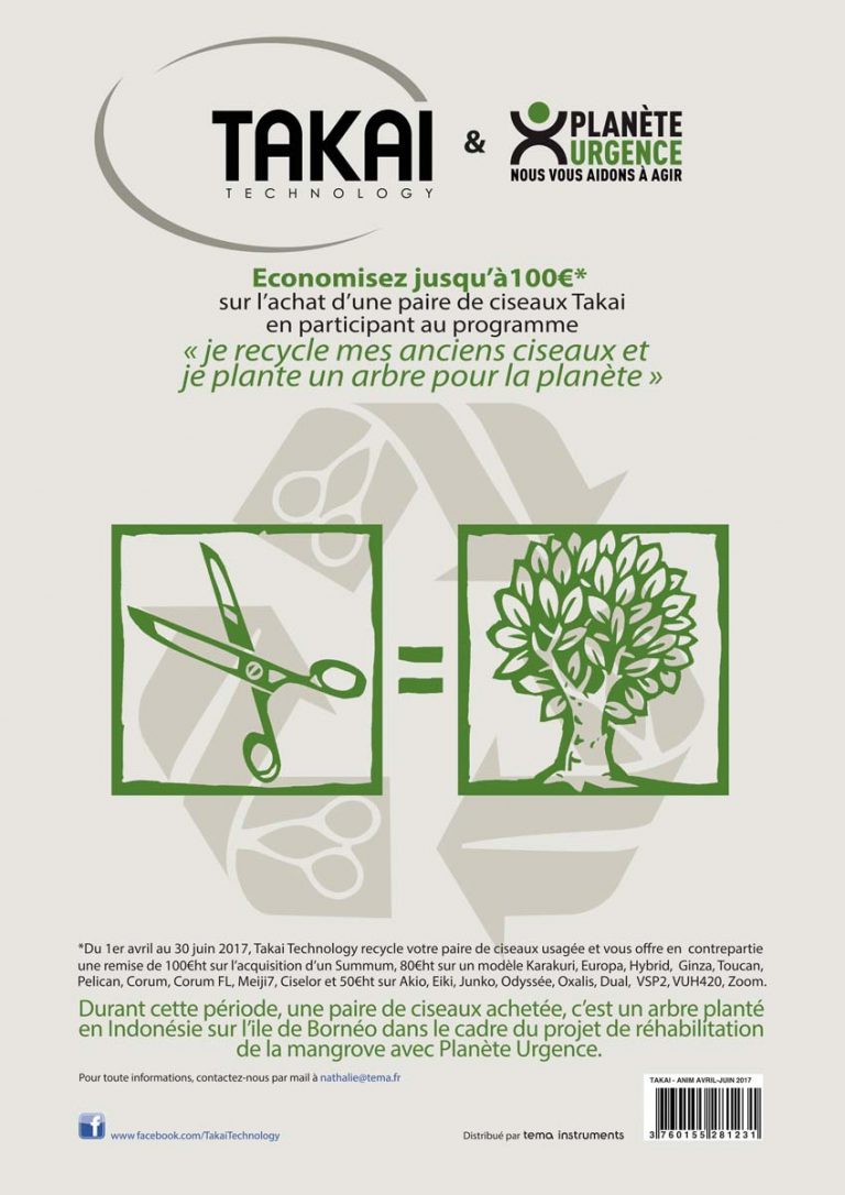 Takai, des ciseaux pour des arbres