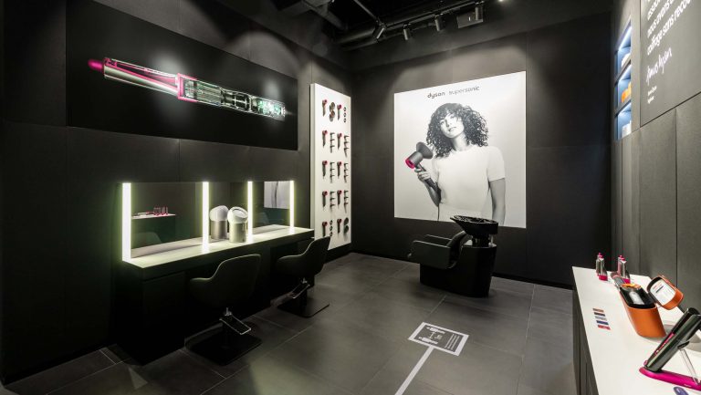 Des Beauty Lab dans les boutiques Dyson